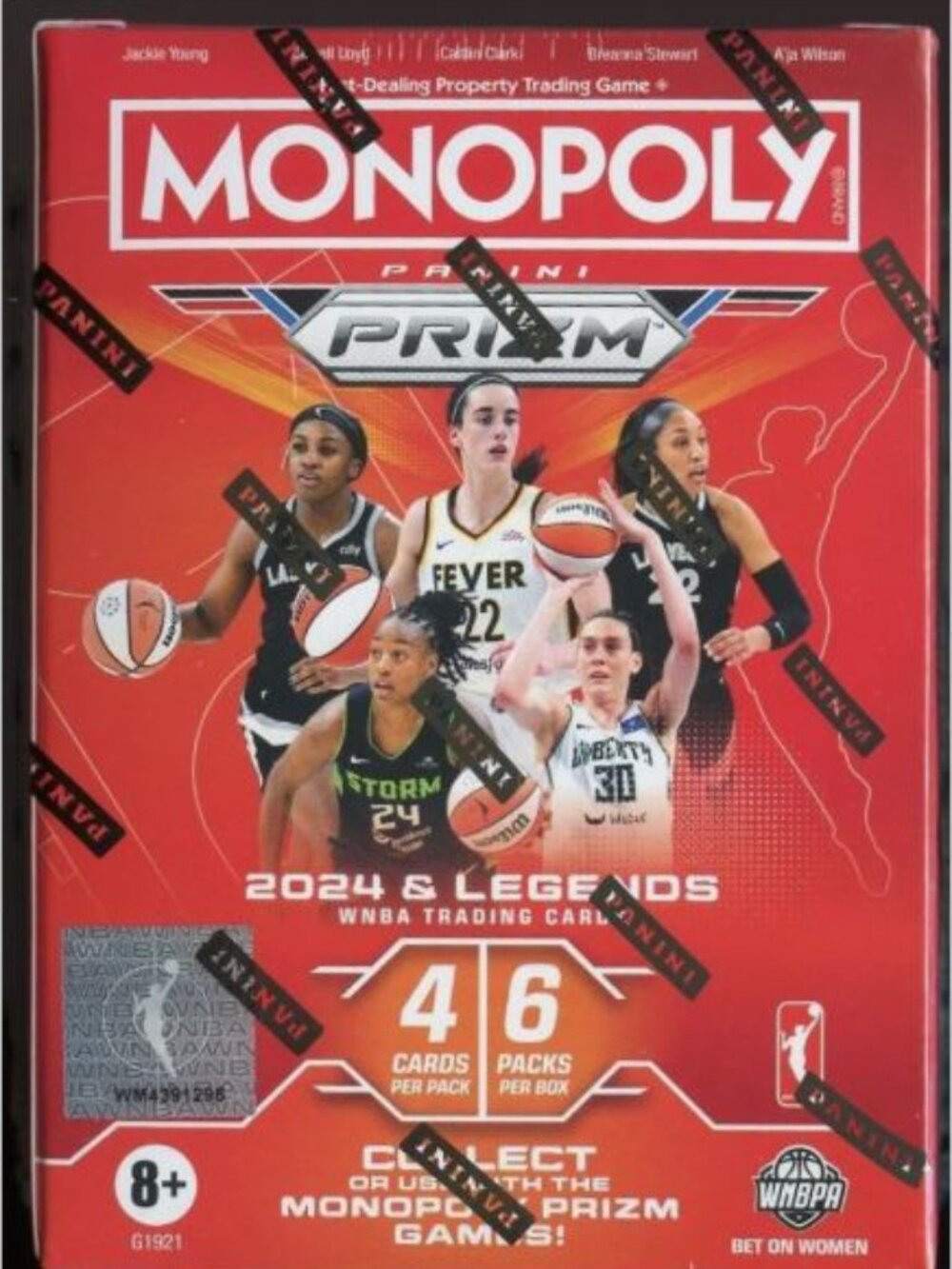 2024 Panini Prizm WNBA Monopoly Blaster Box- possible Caitlin Clark Rookie Cards